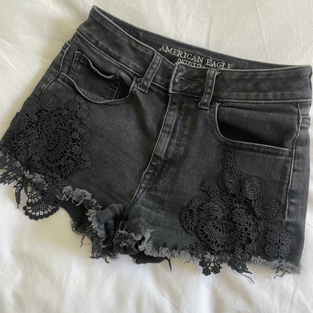 Black AE Super StretchX Shorts